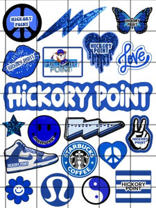 HICKORY POINT Sticker Sheet