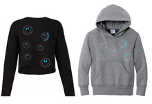 Load image into Gallery viewer, LITTLE ONES PRESCHOOL Scattered Smileys Sweatshirt