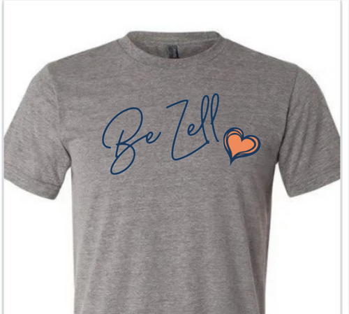 BE ZELL Cursive Heart Tee