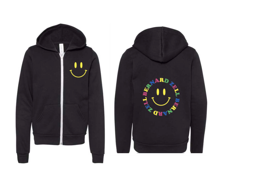 BE ZELL Wordy Smile Zip Hoody