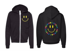 HICKORY POINT Wordy Smile Zip Hoody