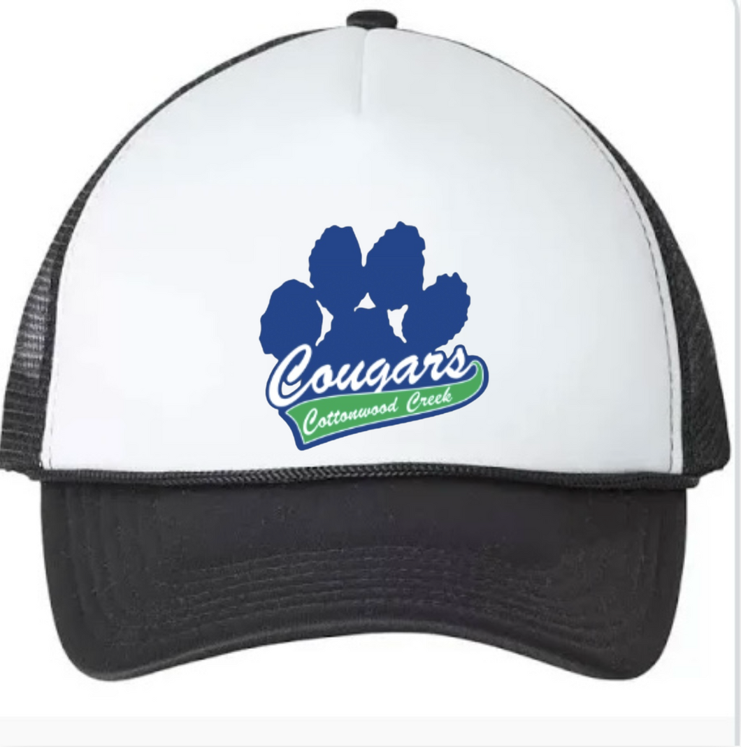 COTTONWOOD Cougars Logo Trucker Hat